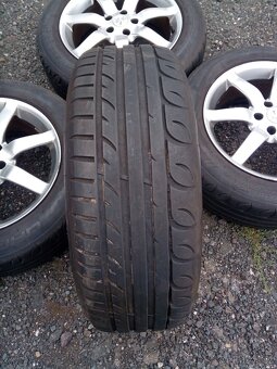 Alu kola R 17, ET 40, 5x108, vč. pneu 225/55 ZR 17 - 5