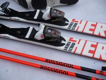 289. Lyže ROSSIGNOL - 130 cm + boty ROSSIGNOL 38eu - set - 5