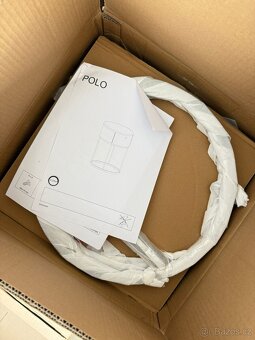 Černý lakovaný noční stolek Pulo 40 cm - 5