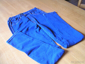 Dívčí kalhoty, tepláky 110 -118, legíny, nové - 5