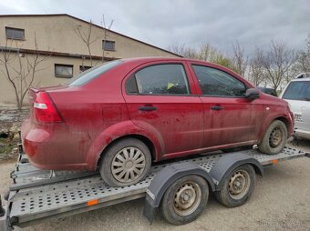 Chevrolet aveo 1,2 53kw díly - 5
