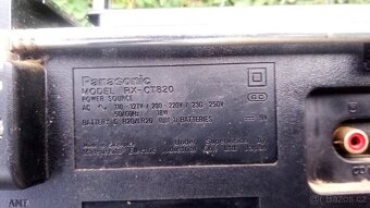 Retro kazeťák PANASONIC RX-CT 820 - 5