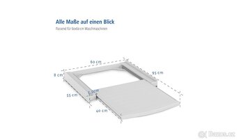XAVAX 60x60 cm mezikus mezi pračku a sušičku - 5