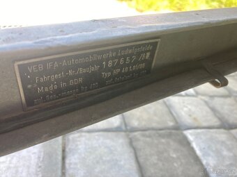 Přívěsný vozík- vetarán DDR - 5