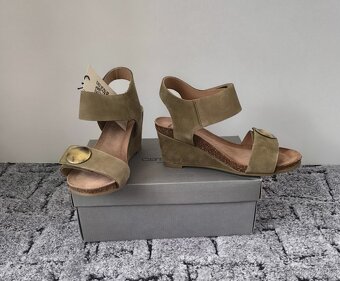 Nové Sandály na klínku dámské Ca’Shott Copenhagen - 5
