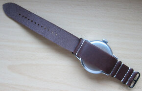 Originál obří starožitné německé letecké hodinky LACO B-UHR - 5