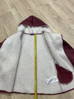 Fialová jarní teplá bunda/kabát 36 Janina - 5