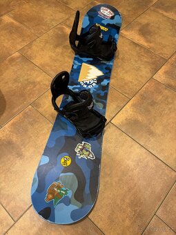 Snowboard Nitro 148 cm s vázáním, Boty Ride Rook 42 - 5