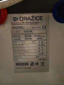 Bojler Dražice, 5 l zásobník - 5