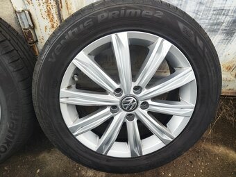 17"letní alu sada Stockholm 5x112 origo VW Touran 5T 215/55 - 5