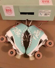 Rio - Roller Script Peach/Green - trekové brusle - 5