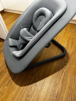 Prodám Cybex Lemo Bouncer – Stone Blue (skvělý stav) - 5