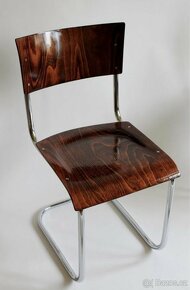 Chromovaná židle Mark Stam a chromovaná křesla - 5