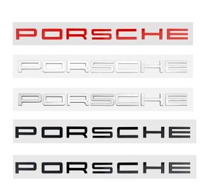 PORSCHE Logo, Emblém, Nápis. - 5