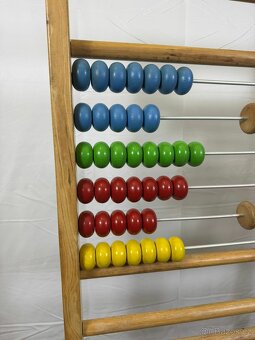 Retro dřevěné počítadlo (519004) - 5