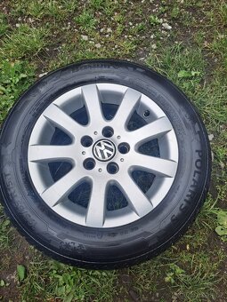 Alu kola 5x112 originál VW 195/65 R15 - 5