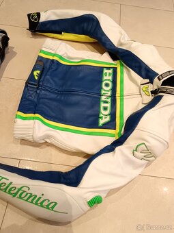 Psí Hubík-Dámská kožená moto kombinéza, dvoudílná - 5