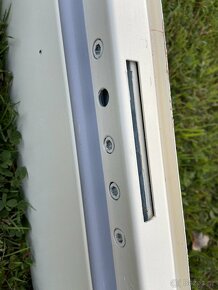 Dveře z masivu se zámkem a nerezovým kováním 735 x 2090 mm - 5