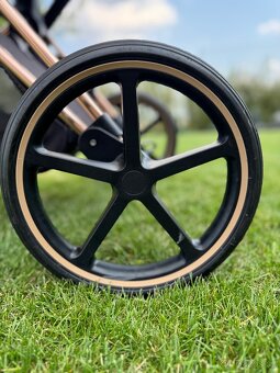 Kočárek CYBEX Priam Rosegold Seat Pack 2022 – Deep Black - 5