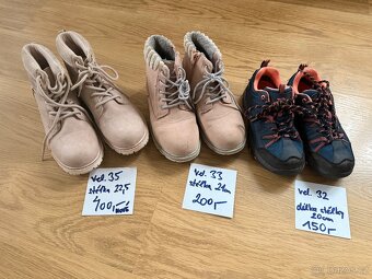 Divci botky ruzne velikost 32-39 - 5