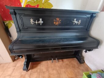 Historické pianino Gebrüder Stingl (Dvorní dodavatel) – Star - 5