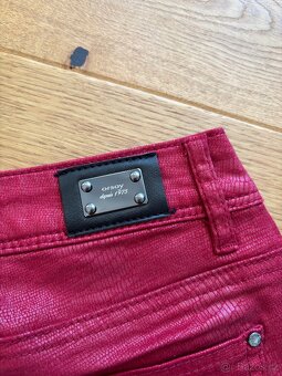 Červené dámské kalhoty Orsay - 5