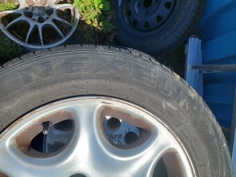 Sada čtyř kol Peugeot 406 letní slušné - 5