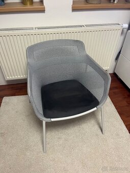 IKEA křeslo růžovo fialové - 5