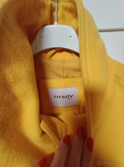 Pěkný elegantní flaušový kabát Orsay vel. S - 5