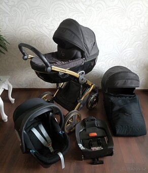 Junama Diamond 4v1 včetně autosedačky Cybex Aton 5 a isofix - 5