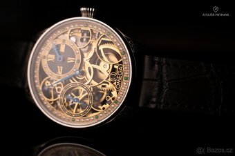 Exkluzivní starožitné skeletové hodinky OMEGA 1915 - 5