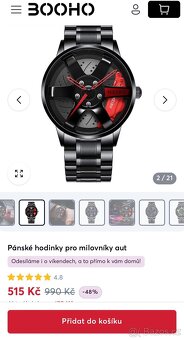 Hodinky s podkladem kola - 5