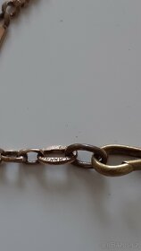 Zlatý náhrdelník Rakousko Uhersko šalten - 5