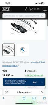 BMW originální pricniky X7 G07 - 5
