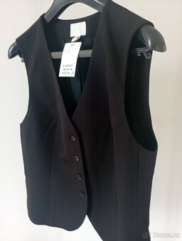 DÁMSKÁ ČERNÁ VESTIČKA H&M vel.42 - 5
