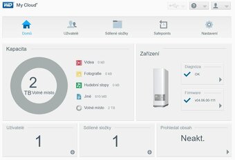 ⭐ WD MyCloud 2TB - externí NAS disk. ⭐ - 5