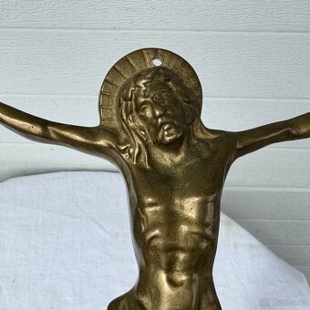 Závěsný mosazný Ježíš soška - 5