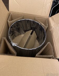designová lampa, Lampička na noční stolek černá , stříbrná - 5