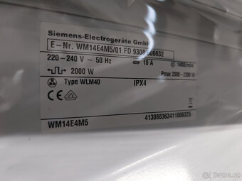 Automatická pračka SIEMENS - IQ300/ WM14E4M5 / 7kg - 5