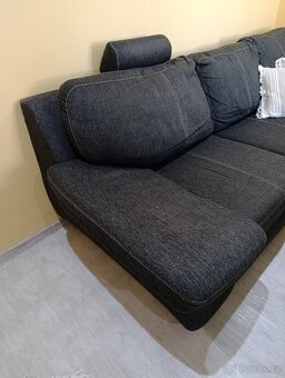 Rozkládací sedací souprava L s úl. prostorem - 5