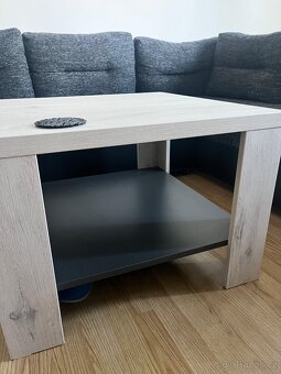 Moderní obývací skříňka + stolek – dělané na míru, ve skvělé - 5