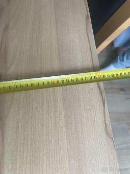 Jídelní rozkládací stůl s židlemi - 5