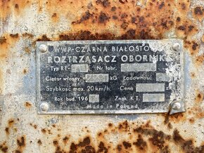 Traktorový vlek polský wwp rt45h - 5