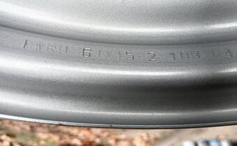 plechové disky 4x100 r15 Dacia, Renault - 5