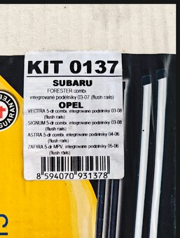 Střešní příčníky Opel zafira B - 5