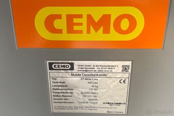 Mobilní nádrž na naftu 440L CEMO - 5