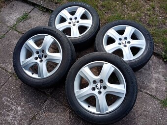 Obutá alu kola 16ky 5x100 ŠKODA SEAT VW AUDI - dobírka možná - 5