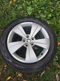 Alu kola 5x112 originál Škoda Superb III 215/55 R17 - 5