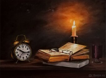 Ručně malovaný obraz – zátiší - 5