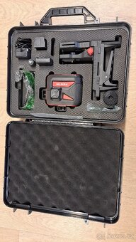 Samonivelační křížový laser, zelený 3x360° - 5